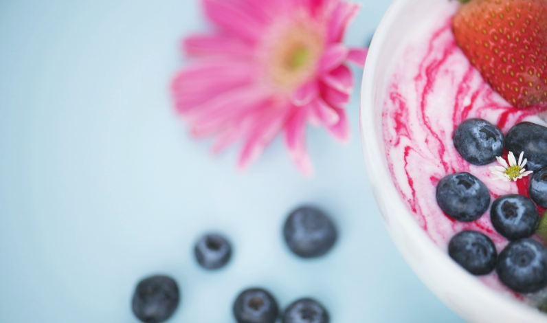 Bowl of Blueberry and Strawberry